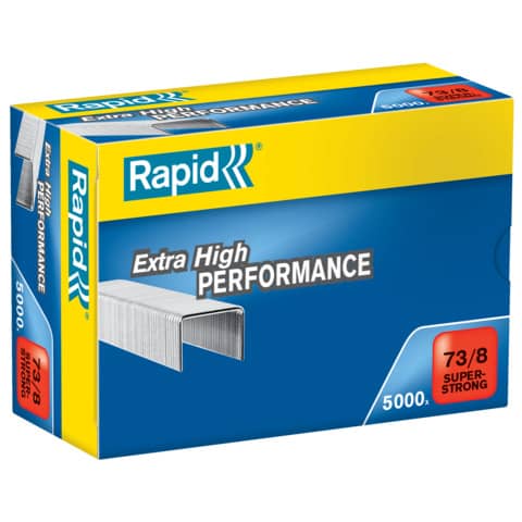 Punti metallici Rapid Super Strong 73/8  conf. da 5000 - 24890300